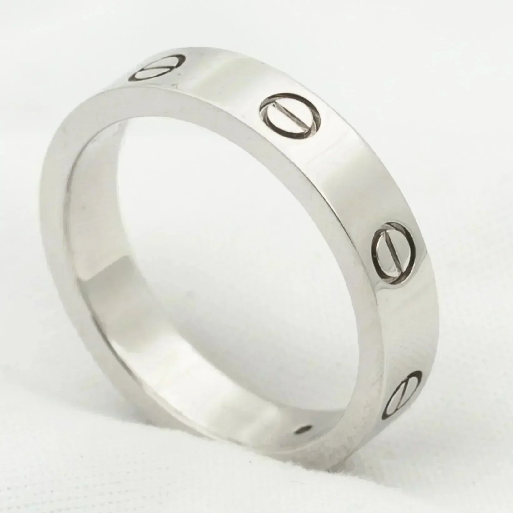 [Aurelle Style]LOVE RING 4MM 1 DIAMOND SILVER