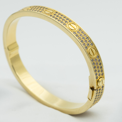 [Aurelle Style]LOVE BRACELET 6.1MM DIAMOND-PAVED