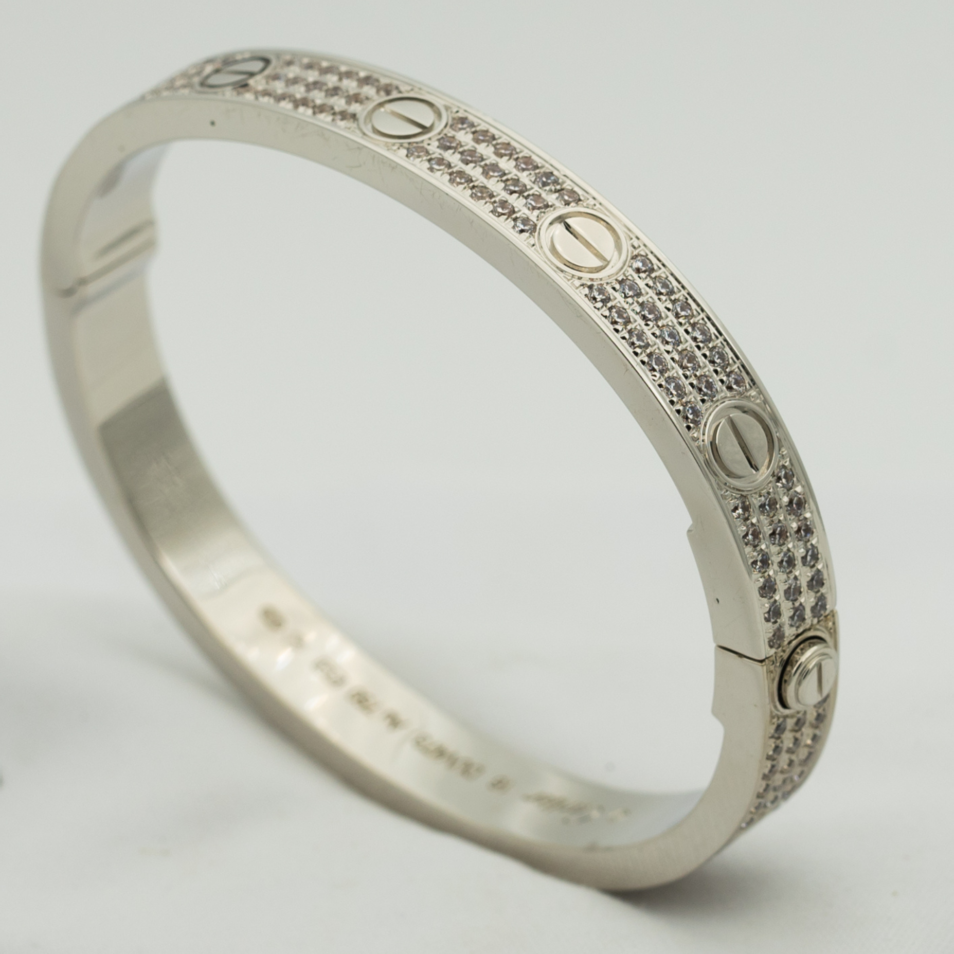 [Aurelle Style]LOVE BRACELET 6.1MM DIAMOND-PAVED