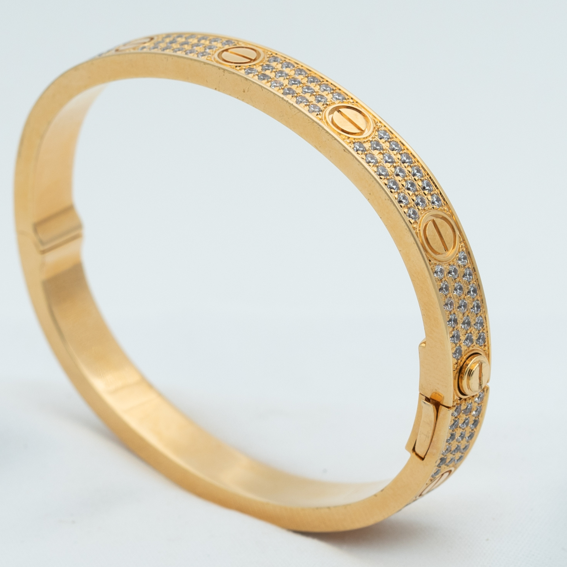 [Aurelle Style]LOVE BRACELET 6.1MM DIAMOND-PAVED