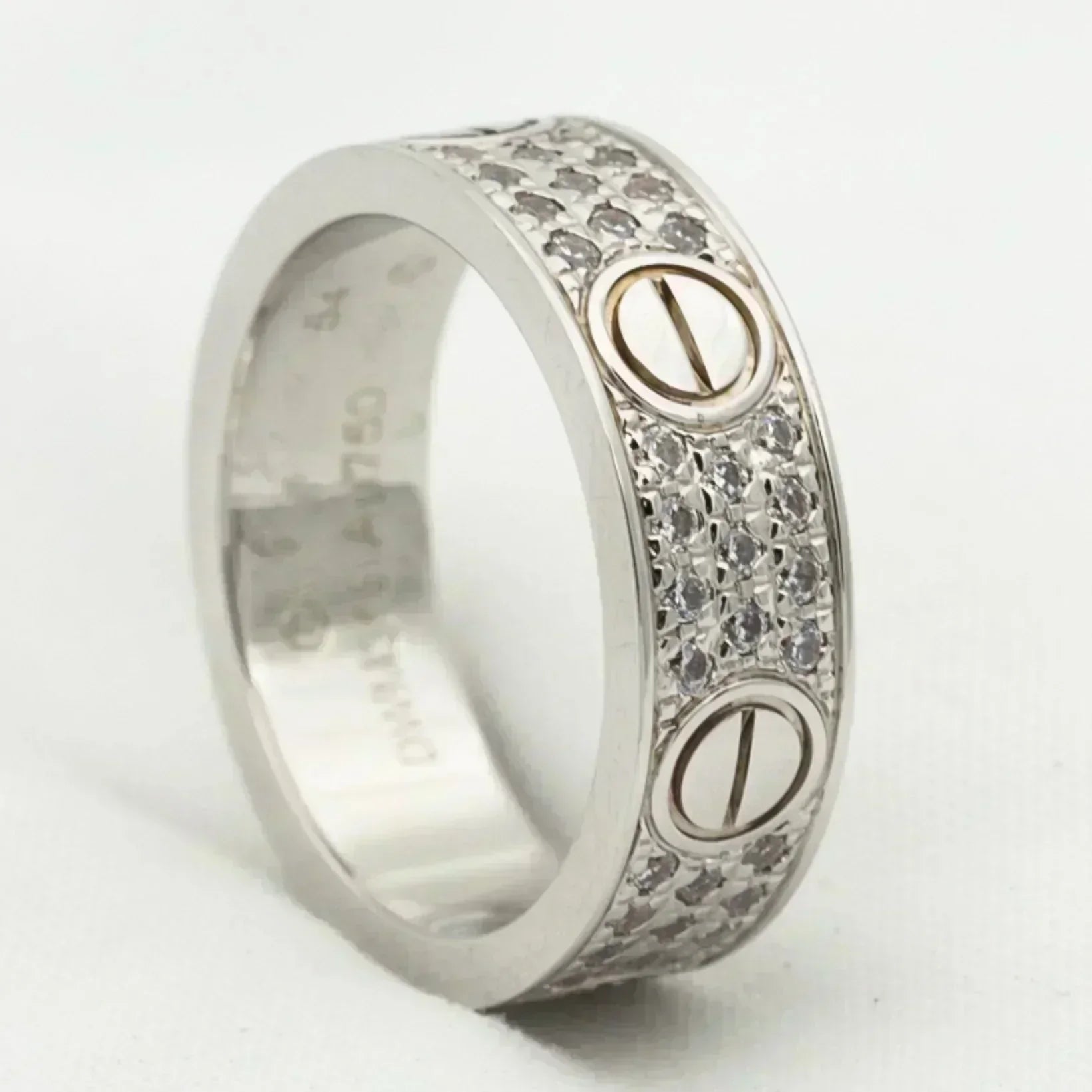 [Aurelle Style]LOVE RING 5.5MM DIAMONDS PAVED