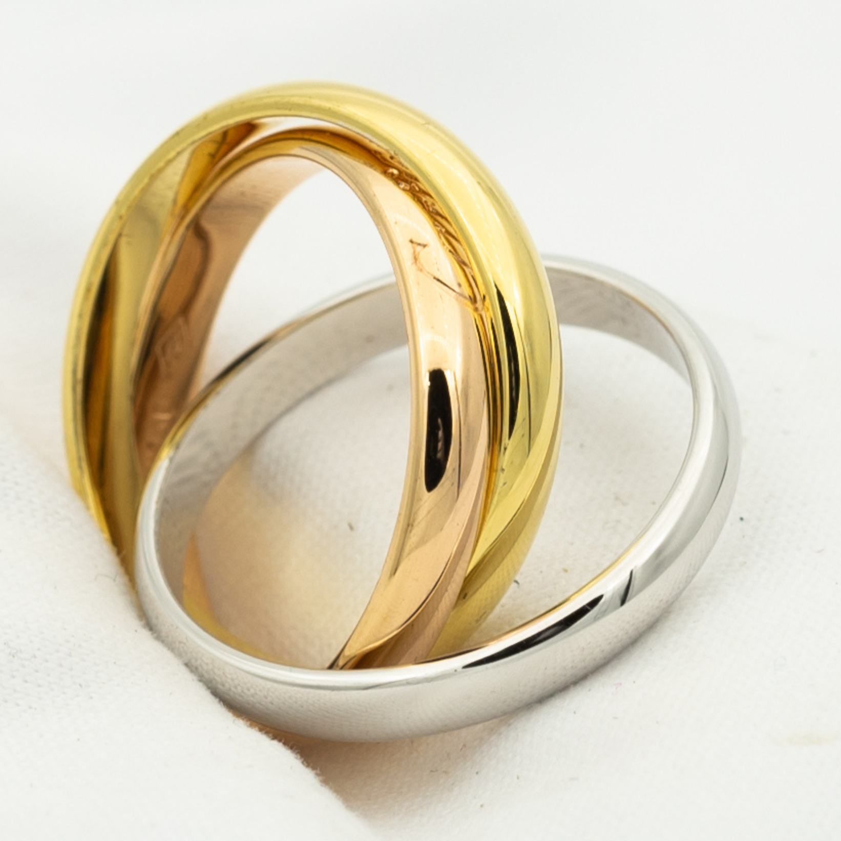 [Aurelle Style]TRINITY RING GOLD PINK GOLD SILVER
