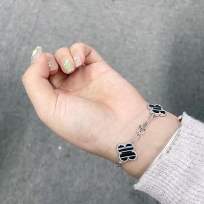 [Aurelle Style] CLOVER 5 MOTIF PULSAR STONE BRACELET COLLECTION