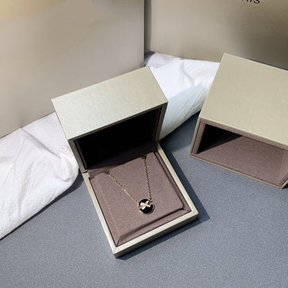 [Aurelle Style]JEUX DE PINK GOLD DIAMOND NECKLACE