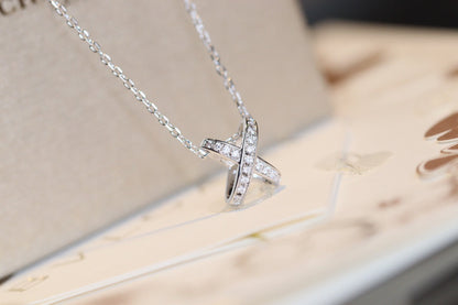 [Aurelle Style]JEUX DE DIAMOND NECKLACE