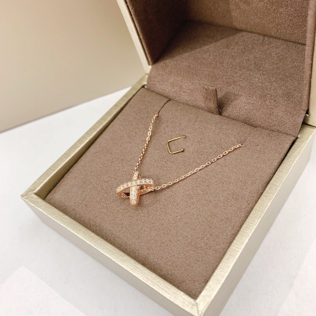 [Aurelle Style]JEUX DE DIAMOND NECKLACE