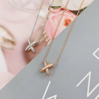 [Aurelle Style]JEUX DE DIAMOND NECKLACE