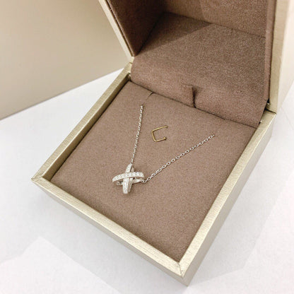 [Aurelle Style]JEUX DE DIAMOND NECKLACE