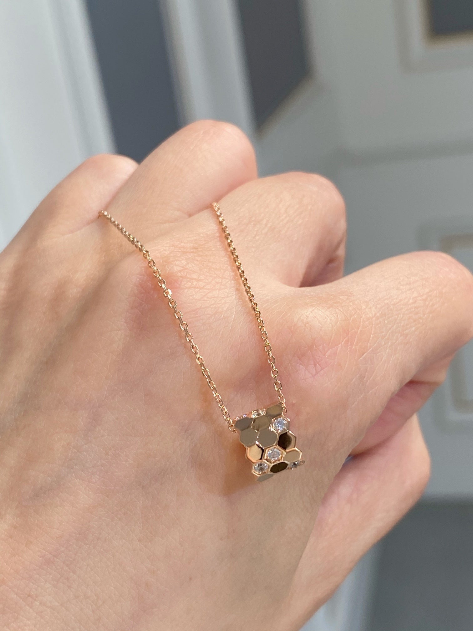[Aurelle Style]BEE LOVE DIAMOND NECKLACE