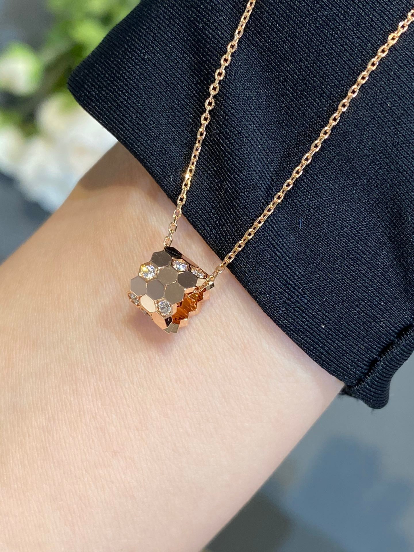 [Aurelle Style]BEE LOVE DIAMOND NECKLACE