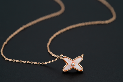 [Aurelle Style]JEUX DE NECKLACE 1 DIAMOND