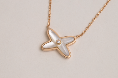 [Aurelle Style]JEUX DE NECKLACE 1 DIAMOND
