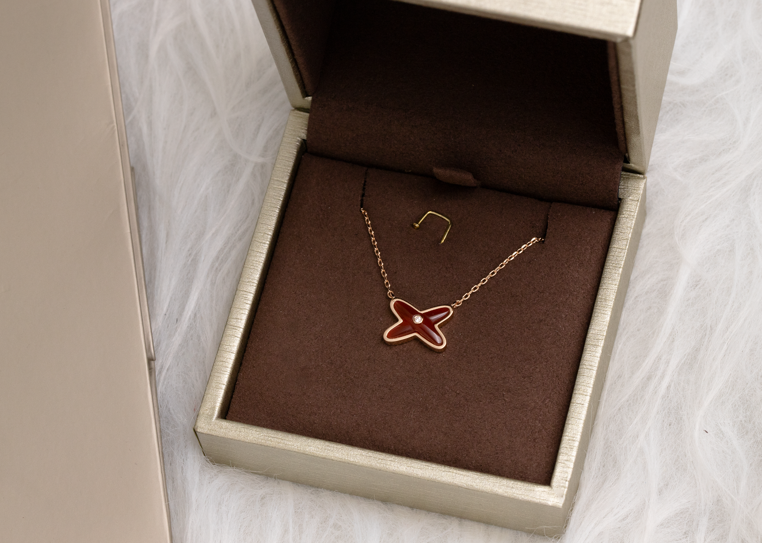 [Aurelle Style]JEUX DE NECKLACE 1 DIAMOND