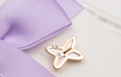 [Aurelle Style]JEUX DE WHITE MOP PINK GOLD DIAMOND EARRINGS