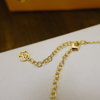 [Aurelle Style]BLOOMING SUPPLE NECKLACE BRASS
