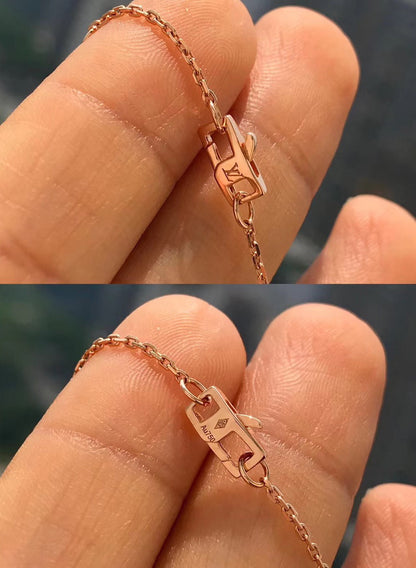[Aurelle Style]BLOSSOM PENDANT PINK GOLD AND DIAMOND