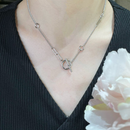 [Aurelle Style]HM STERLING CHAINE D'ANCRE HEART
