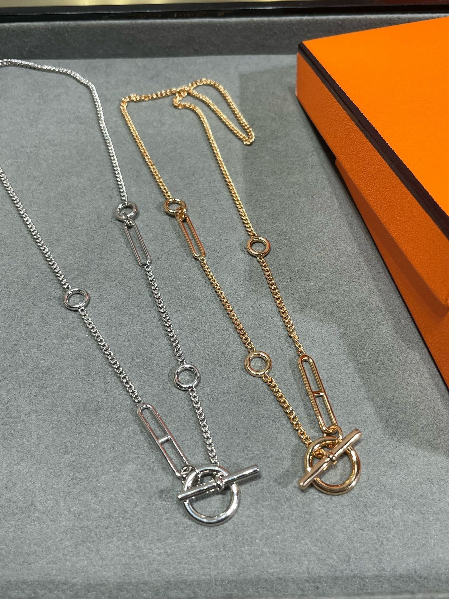 [Aurelle Style]HM STERLING CHAINE D'ANCRE HEART