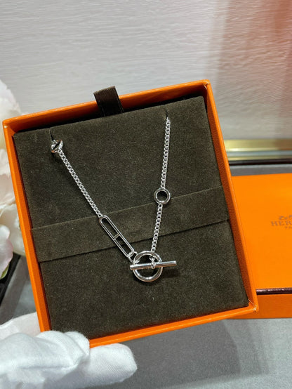 [Aurelle Style]HM STERLING CHAINE D'ANCRE HEART