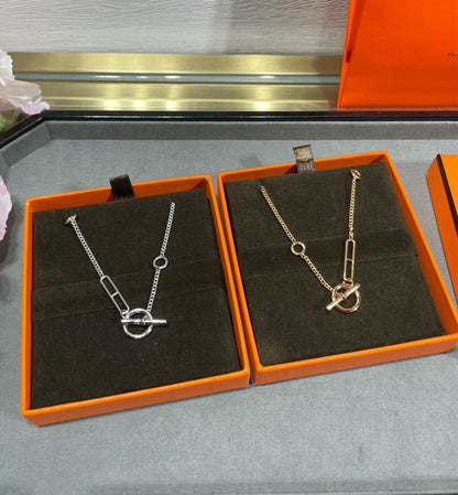 [Aurelle Style]HM STERLING CHAINE D'ANCRE HEART