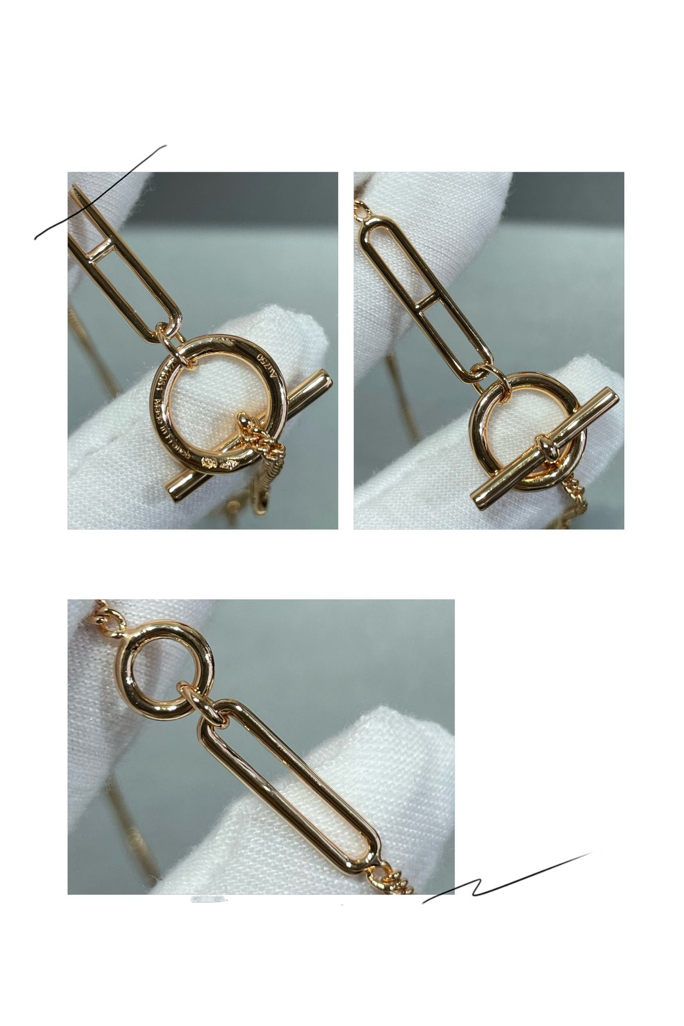 [Aurelle Style]HM STERLING CHAINE D'ANCRE HEART