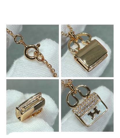 [Aurelle Style]H CIRCE MOISSANITE PENDANT NECKLACE GOLD