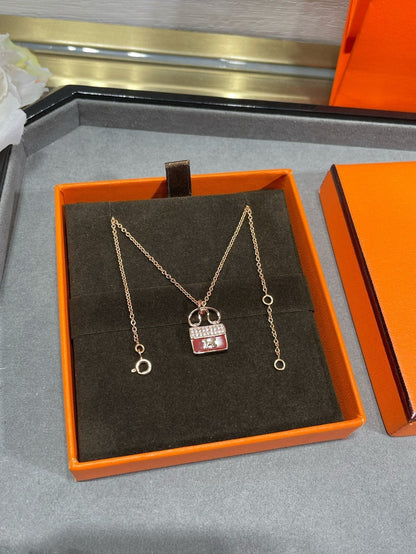 [Aurelle Style]H CIRCE MOISSANITE PENDANT NECKLACE GOLD