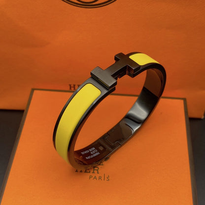 [Aurelle Style]CLIC HM SO BLACK YELLOW BRACELET