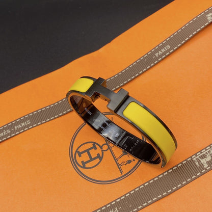 [Aurelle Style]CLIC HM SO BLACK YELLOW BRACELET