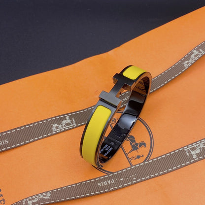 [Aurelle Style]CLIC HM SO BLACK YELLOW BRACELET