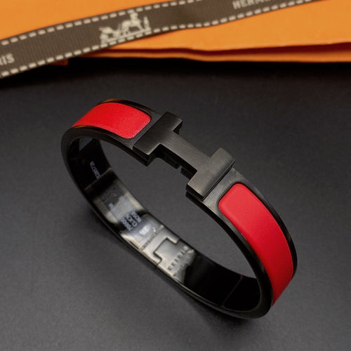[Aurelle Style]CLIC HM SO BLACK RED BRACELET
