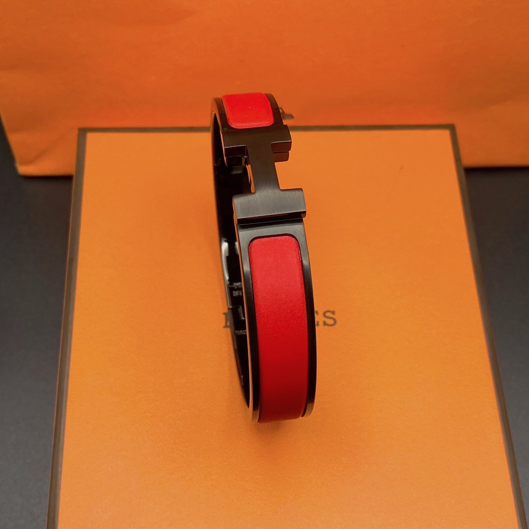 [Aurelle Style]CLIC HM SO BLACK RED BRACELET