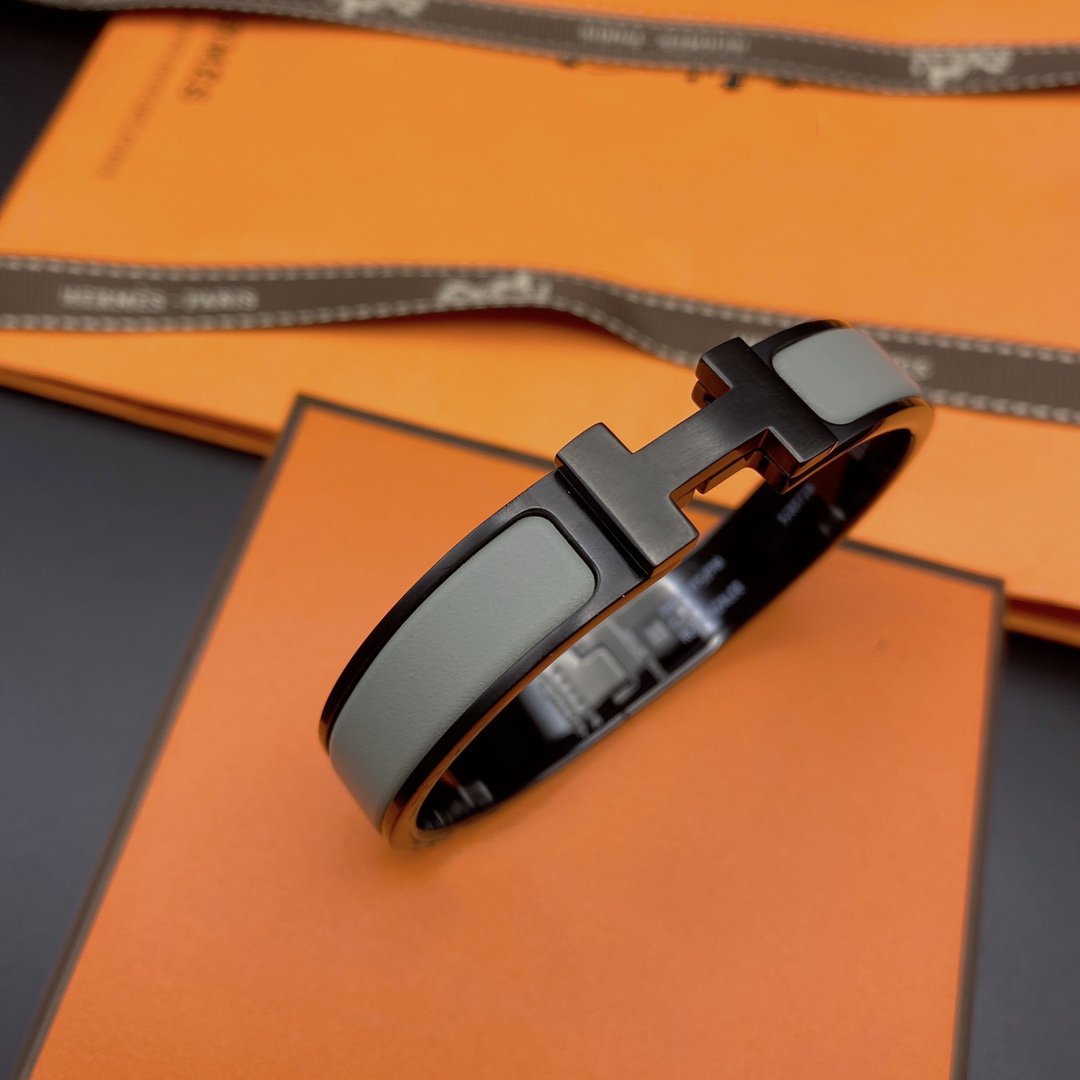 [Aurelle Style]CLIC HM SO BLACK GREY BRACELET