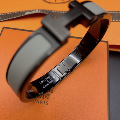 [Aurelle Style]CLIC HM SO BLACK GREY BRACELET