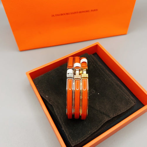 [Aurelle Style]CLASSIC HM CLIC RED 8MM ENAMEL BRACELET