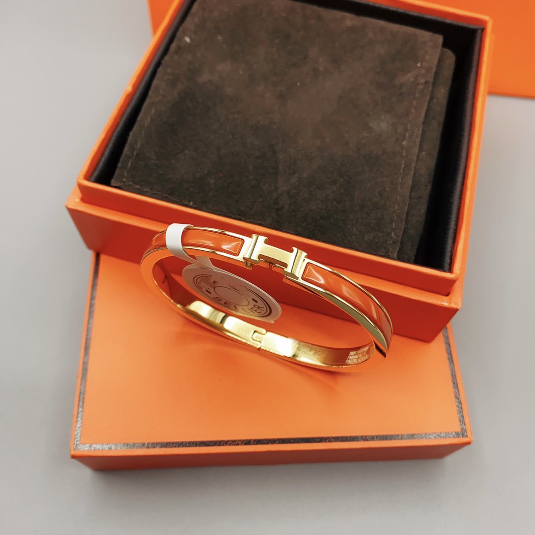 [Aurelle Style]CLASSIC HM CLIC RED 8MM ENAMEL BRACELET