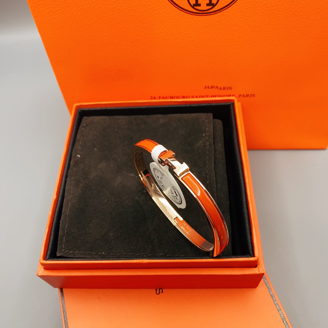 [Aurelle Style]CLASSIC HM CLIC RED 8MM ENAMEL BRACELET