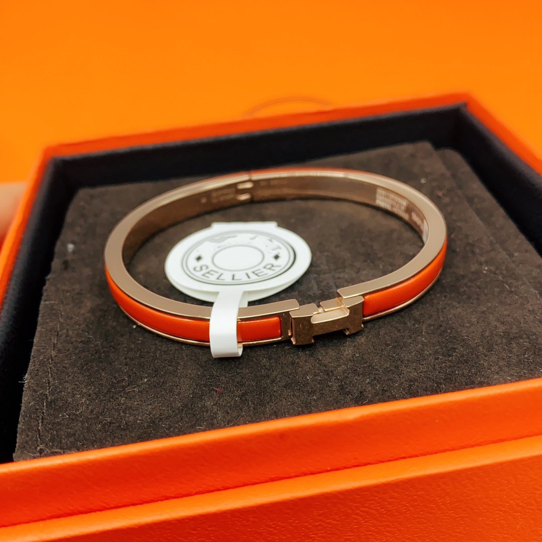 [Aurelle Style]CLASSIC HM CLIC RED 8MM ENAMEL BRACELET