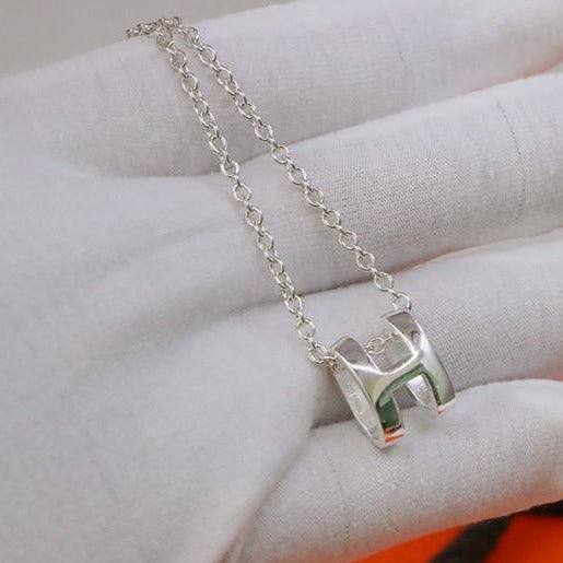 [Aurelle Style]HM NECKLACE H LETTER OVAL SERIES