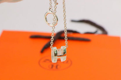 [Aurelle Style]HM NECKLACE H LETTER OVAL SERIES