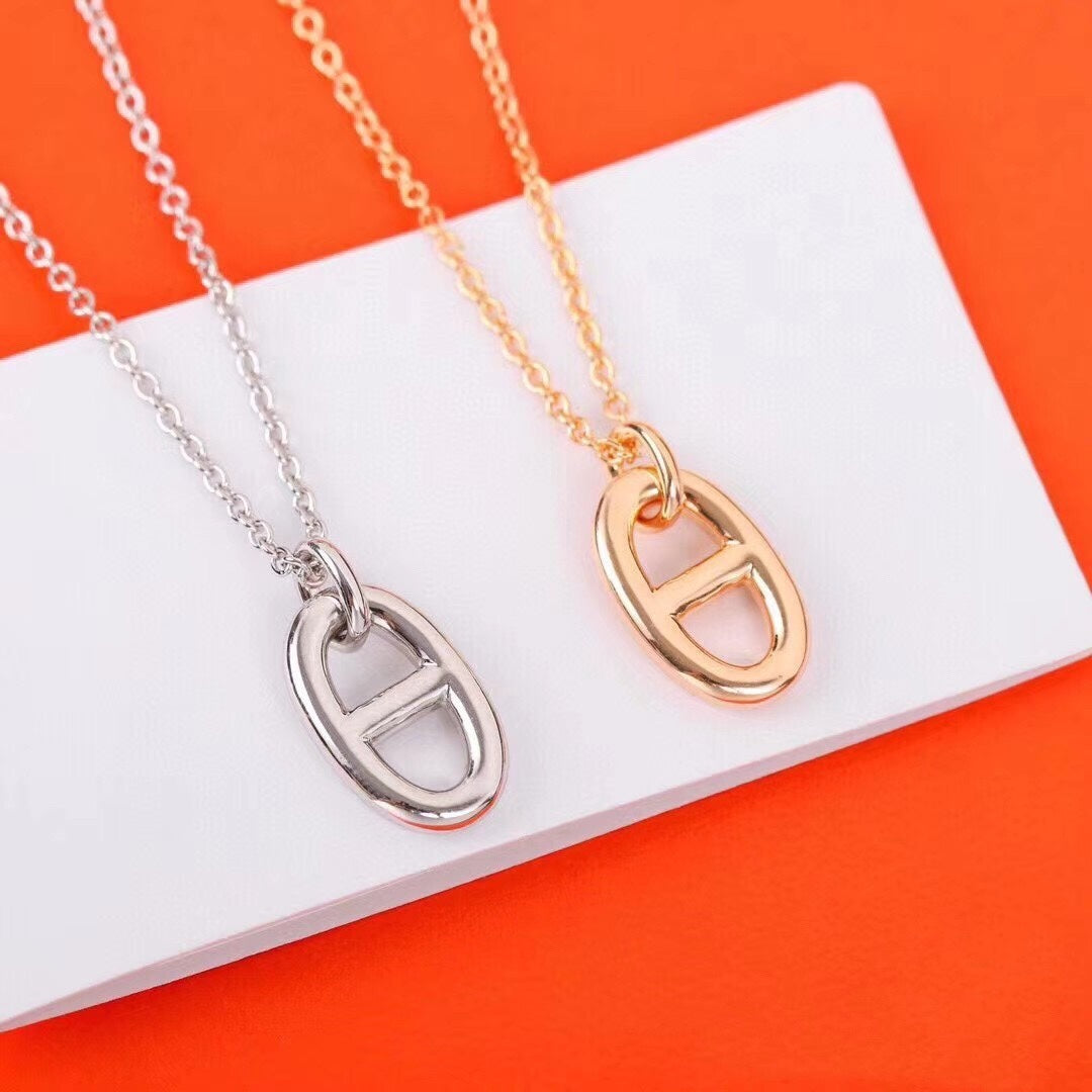 [Aurelle Style]HM PIG NOSE NECKLACE