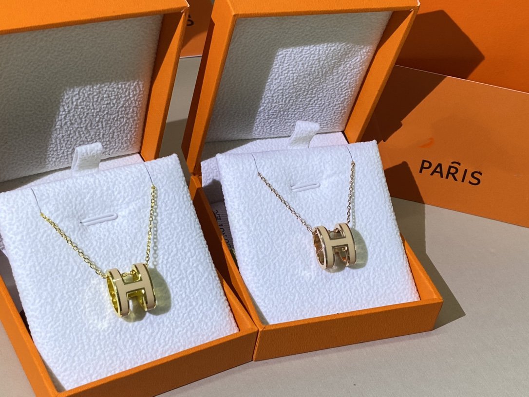 [Aurelle Style]HM CLIC YELLOW ENAMEL GOLD NECKLACE