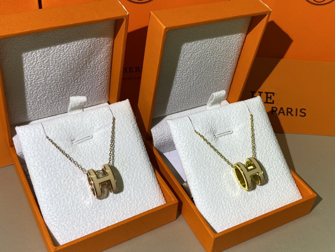 [Aurelle Style]HM CLIC YELLOW ENAMEL GOLD NECKLACE