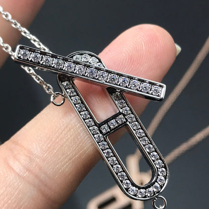 [Aurelle Style]HM NECKLACE PLATINUM ROSE GOLD DIAMOND