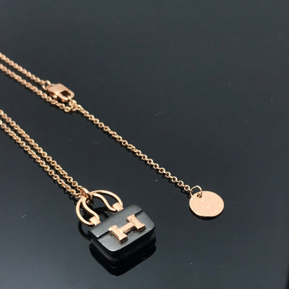 [Aurelle Style]WOMEN'S HM AMULETTES CONSTANCE PENDANT NECKLACE