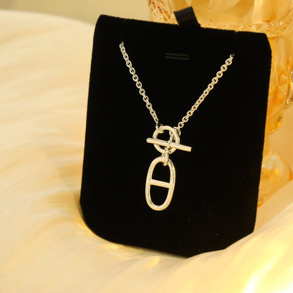 [Aurelle Style]HM CHAINE D'ANCRE PENDANT NECKLACE STERLING SILVER