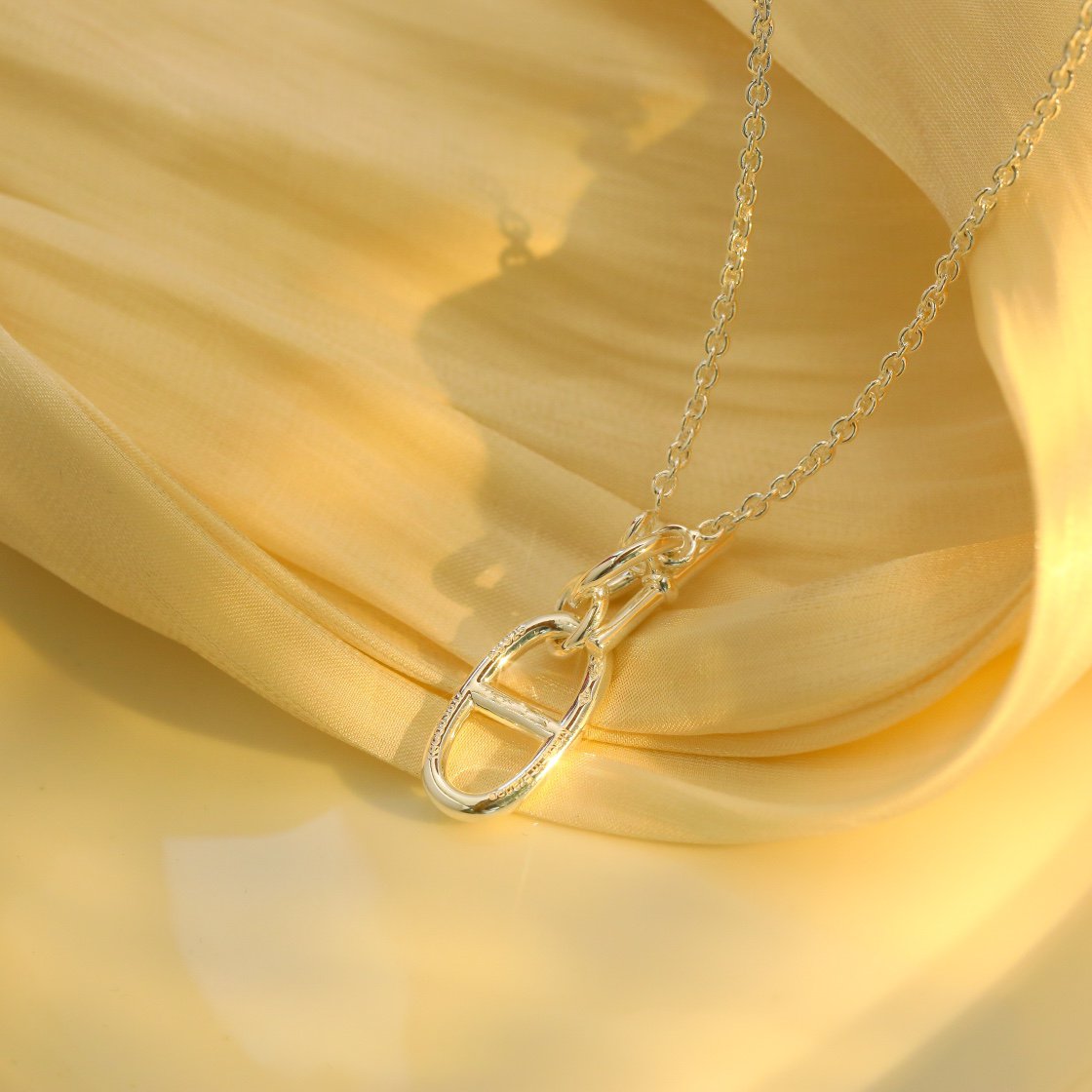 [Aurelle Style]HM CHAINE D'ANCRE PENDANT NECKLACE STERLING SILVER