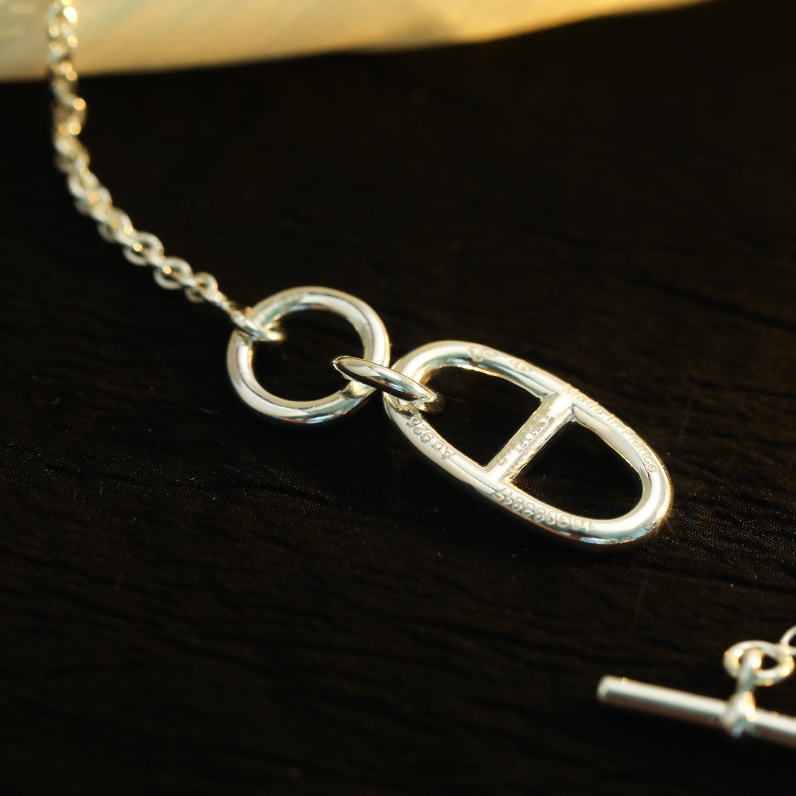 [Aurelle Style]HM CHAINE D'ANCRE PENDANT NECKLACE STERLING SILVER