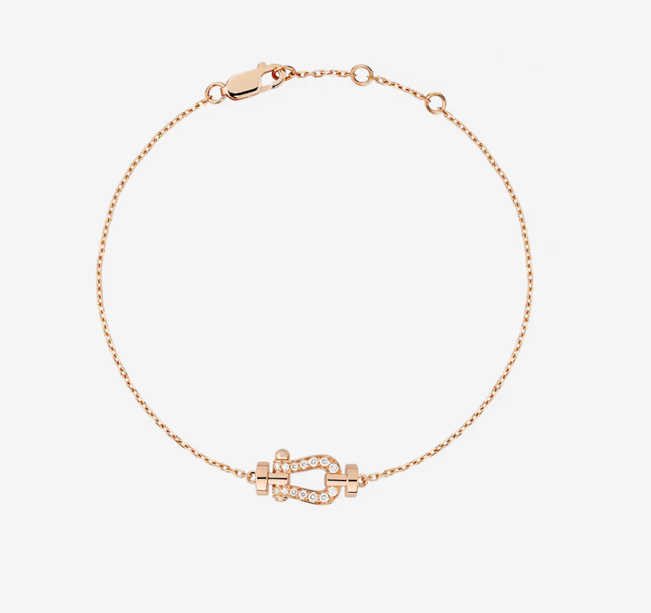 [Aurelle Style]FORCE 10 FULL DIAMOND BUCKLE CHAIN LINK MINI MODEL