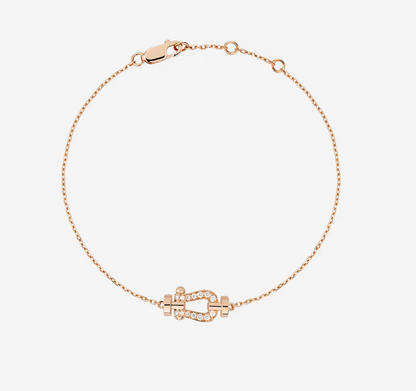 [Aurelle Style]FORCE 10 FULL DIAMOND BUCKLE CHAIN LINK MINI MODEL